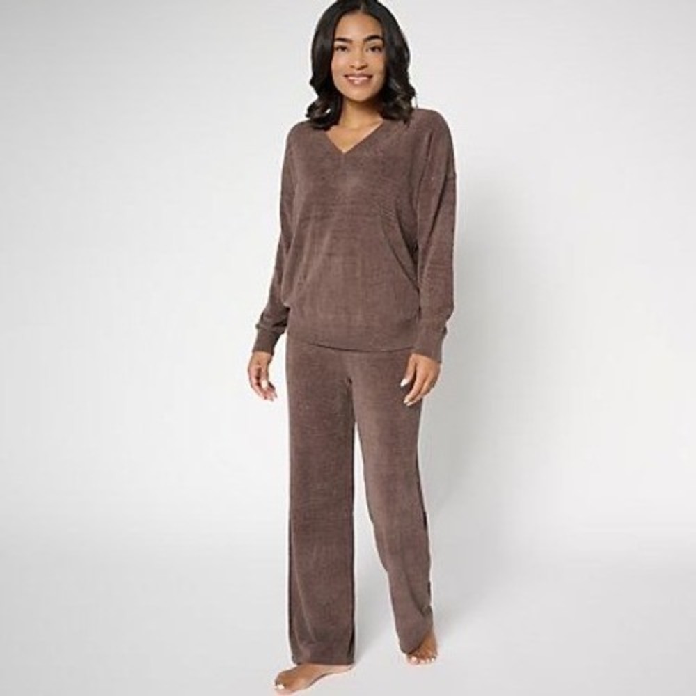 Barefoot Dreams‎ Loungewear 2 pc Set Java Petite Medium New With Tags